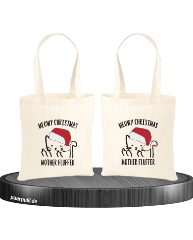 Meow Christmas Jutebeutel Set Meow Christmas Jutebeutel Set