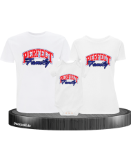 Perfect Family 3er Familienset T-Shirts mit  Babybody