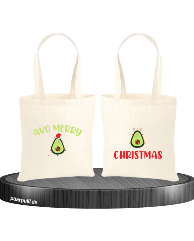 Avo Merry Christamas Jutebeutel Set Avo Merry Christamas Jutebeutel Set
