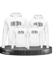 Fam Crew mit Wunschname Familienlook Hoodie