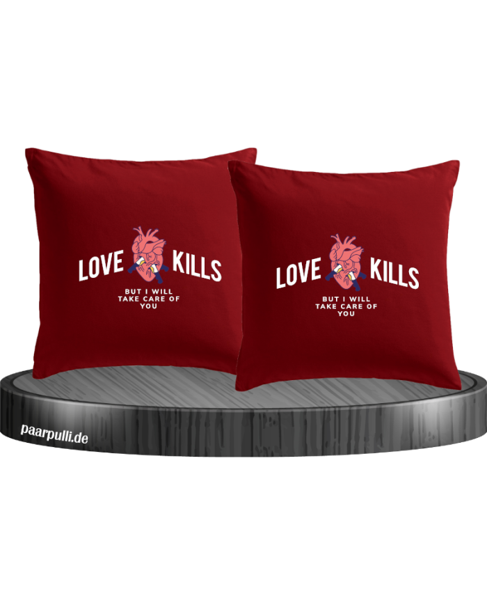 Love Kills Kissenbezüge Set