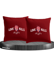 Love Kills Kissenbezüge Set