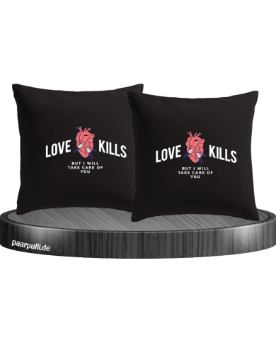 Love Kills Kissenbezüge Set Love Kills Kissenbezüge Set