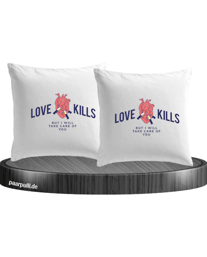 Love Kills Kissenbezüge Set