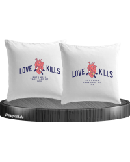 Love Kills Kissenbezüge Set