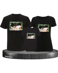 Safari Baby 3er Familienset T-Shirts mit  Babybody
