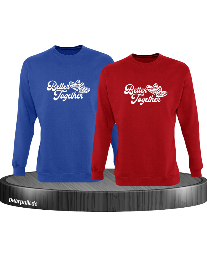 Better Together mit Herz Sweatshirt