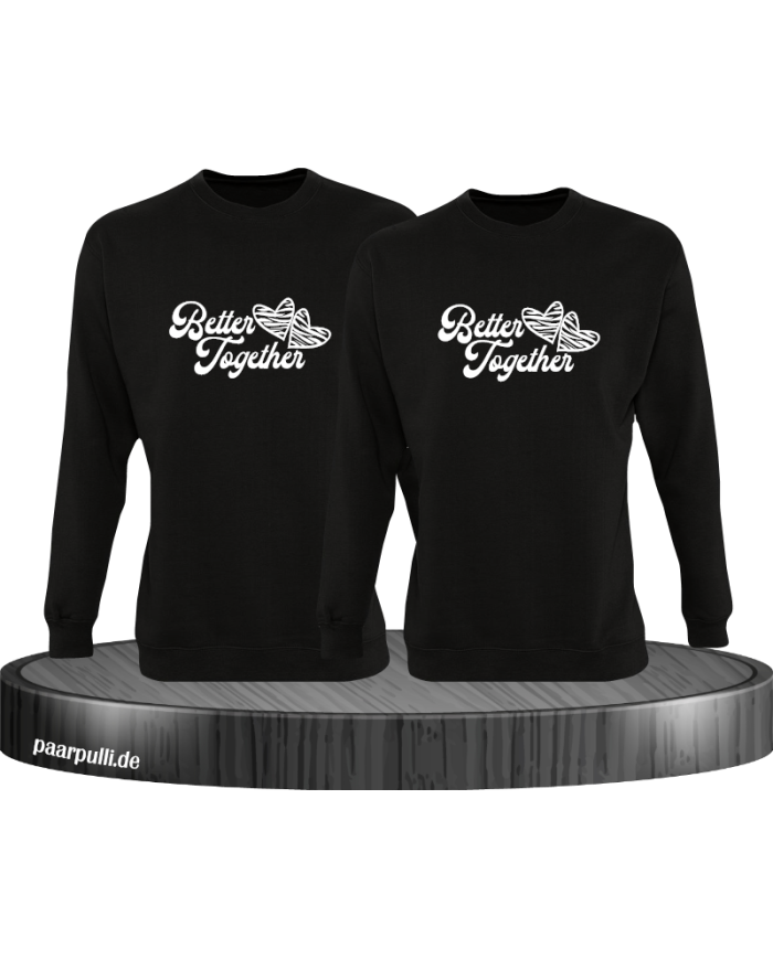 Better Together mit Herz Sweatshirt