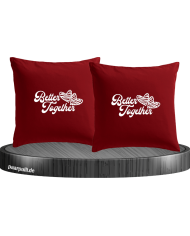 Better Together mit Herz Kissenbezüge Set