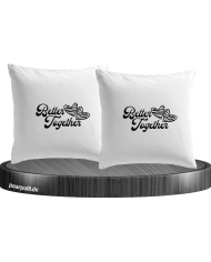 Better Together mit Herz Kissenbezüge Set