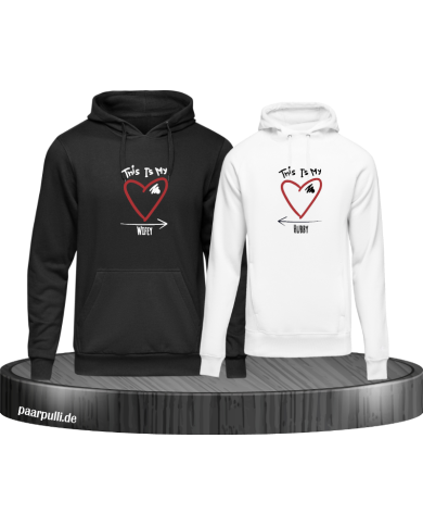 This is my Wifey and Hubby Hoodie This is my Wifey and Hubby Hoodie