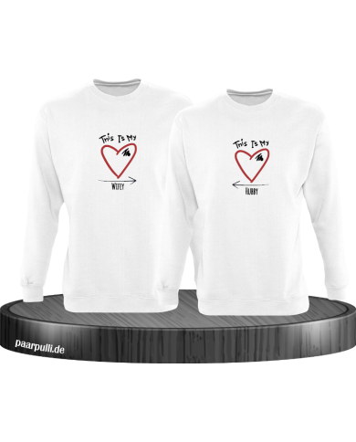 This is my Wifey and Hubby Sweatshirt This is my Wifey and Hubby Sweatshirt