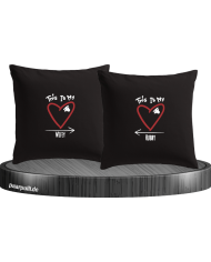 This is my Wifey and Hubby Kissenbezüge Set