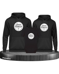 Family Reunion mit Wunschname und Datum Hoodies mit Baby Body