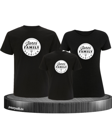 Family Reunion mit Wunschname und Wunschzahl Familienlook T-Shirts Family Reunion mit Wunschname und Wunschzahl Familienlook T-Shirts