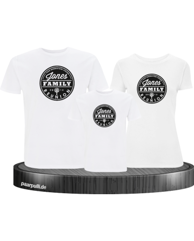 Family Reunion mit Wunschname und Wunschzahl Familienlook T-Shirts Family Reunion mit Wunschname und Wunschzahl Familienlook T-Shirts