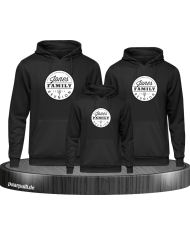 Family Reunion mit Wunschname und Wunschzahl Familienlook Hoodies
