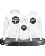Family Reunion mit Wunschname und Wunschzahl Familienlook Hoodies