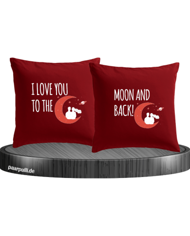 I Love You to the Moon and back Kissenbezüge Set I Love You to the Moon and back Kissenbezüge Set