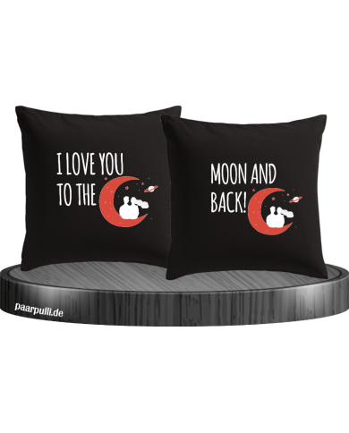 I Love You to the Moon and back Kissenbezüge Set I Love You to the Moon and back Kissenbezüge Set