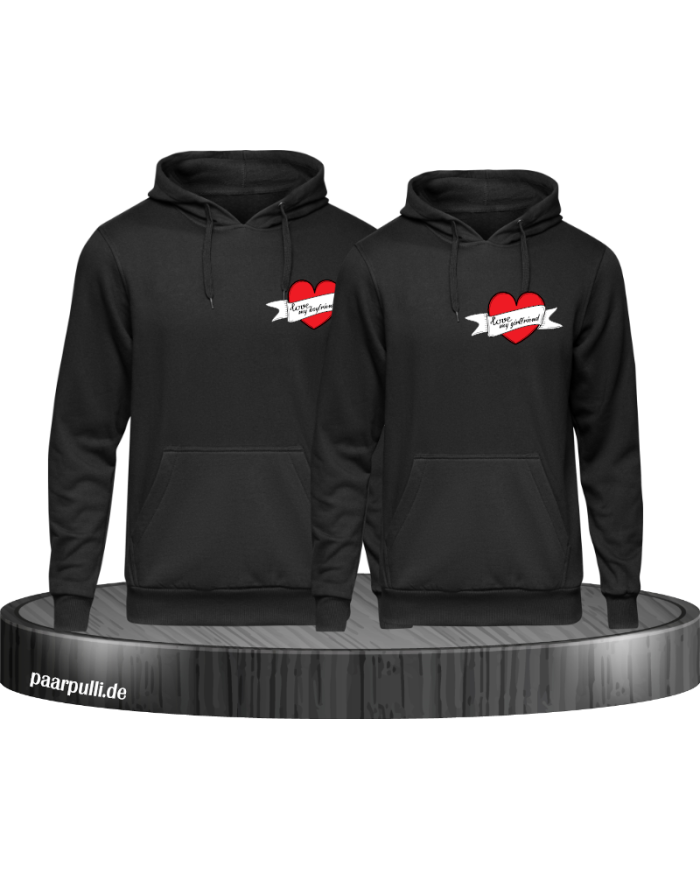 I Love my Boyfriend and Girlfriend Hoodie