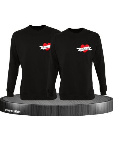 I Love my Boyfriend and Girlfriend Sweatshirt I Love my Boyfriend and Girlfriend Sweatshirt