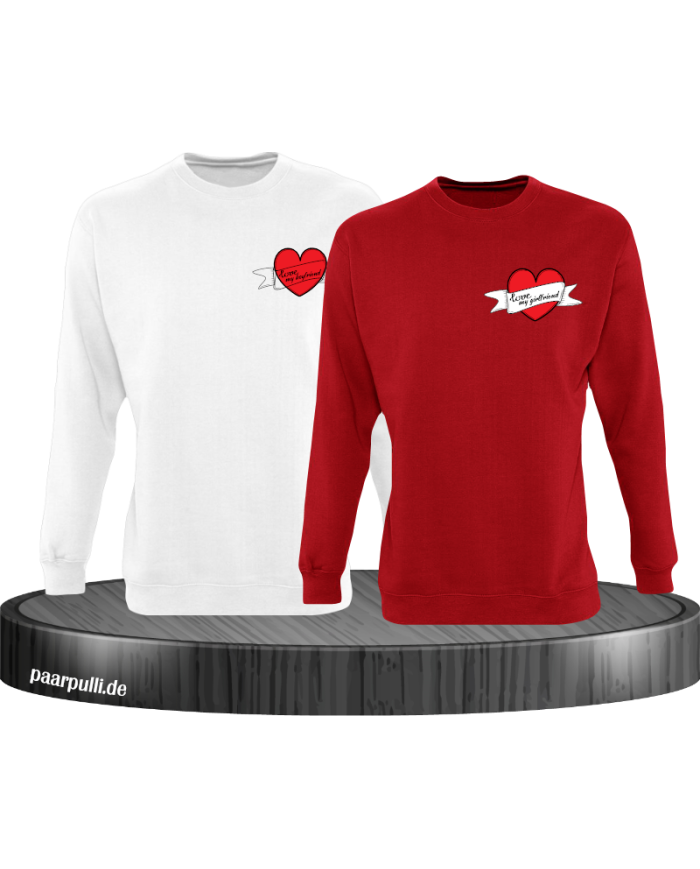 I Love my Boyfriend and Girlfriend Sweatshirt