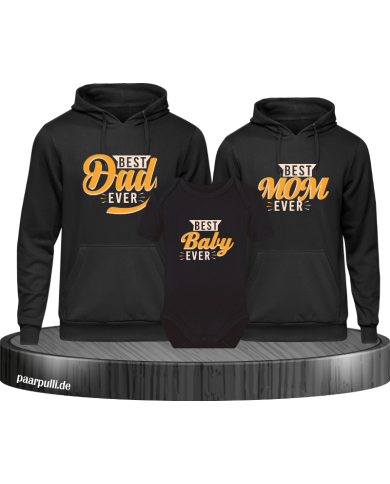 Best Family Ever Hoodies mit Baby Body Best Family Ever Hoodies mit Baby Body