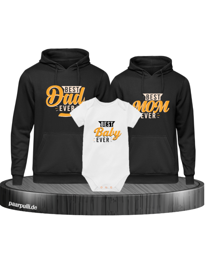Best Family Ever Hoodies mit Baby Body