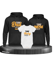 Best Family Ever Hoodies mit Baby Body