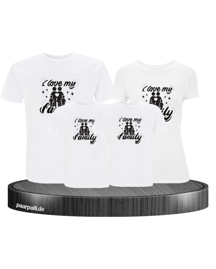 I Love my Family Familienlook