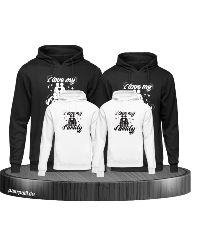 I Love my Family Hoodie I Love my Family Hoodie