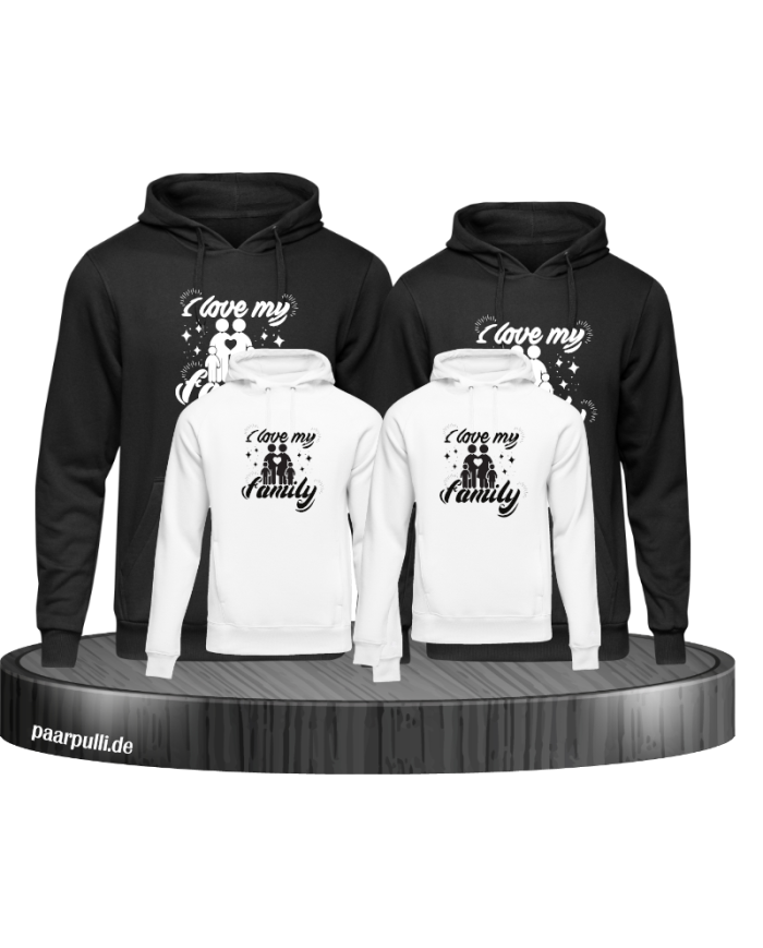 I Love my Family Hoodie