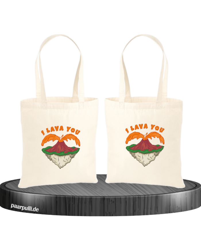 I Lava You Jutebeutel Set