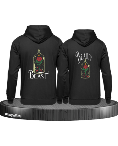 Pärchen Hoodie-Set ´Beauty and Beast Pärchen Hoodie-Set ´Beauty and Beast