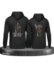 Pärchen Hoodie-Set ´Beauty and Beast