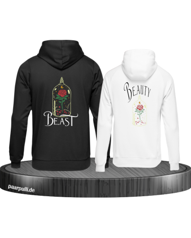 Pärchen Hoodie-Set ´Beauty and Beast Pärchen Hoodie-Set ´Beauty and Beast