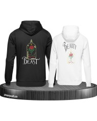 Pärchen Hoodie-Set ´Beauty and Beast