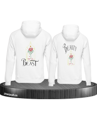 Pärchen Hoodie-Set ´Beauty and Beast