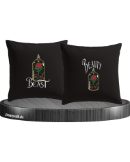 Beauty and Beast Kissenbezüge Set