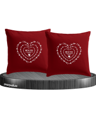 Always Forever Together Kissenbezüge Set