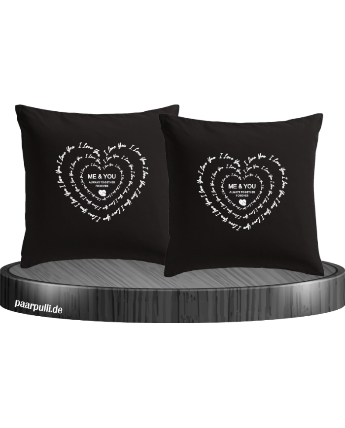 Always Forever Together Kissenbezüge Set