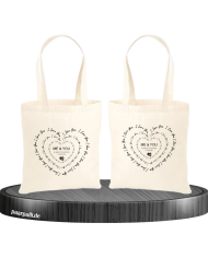 Always Together Forever Jutebeutel Set