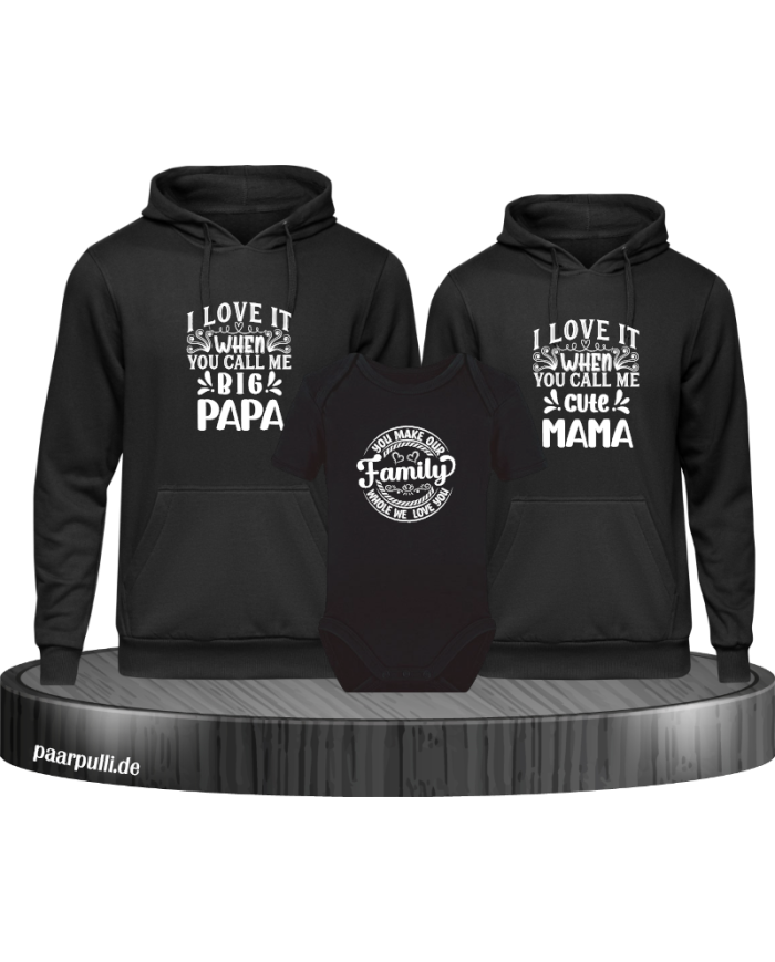 I Love it when you call me Hoodies mit Baby Body