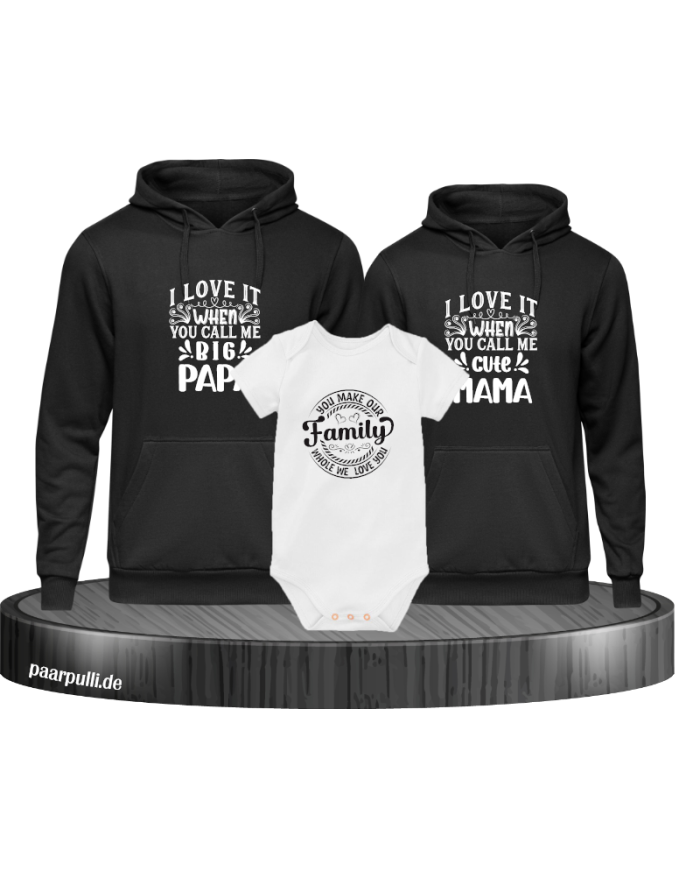 I Love it when you call me Hoodies mit Baby Body