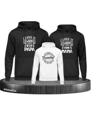 I Love it when you call me Familienlook Hoodies
