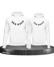Her King His Queen gebogen Hoodie