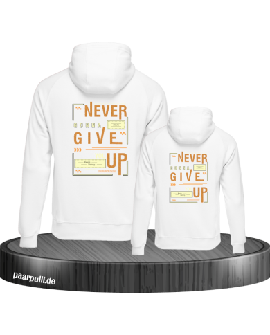 Never gonna give you up Hoodies Vater und Sohn Never gonna give you up Hoodies Vater und Sohn