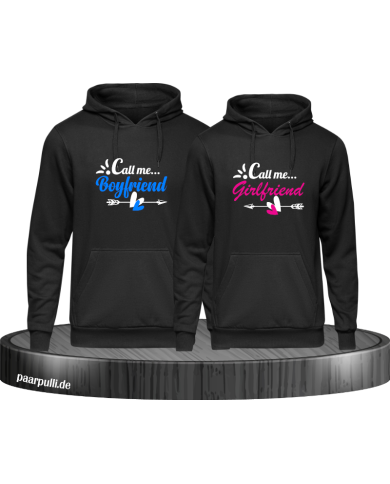 Call me Boyfriend/Girlfriend Hoodie Call me Boyfriend/Girlfriend Hoodie