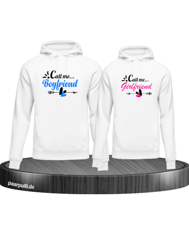 Call me Boyfriend/Girlfriend Hoodie Call me Boyfriend/Girlfriend Hoodie